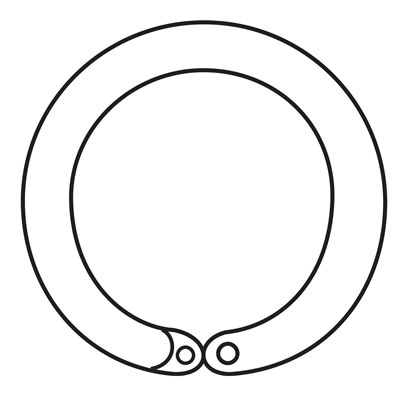 Round Split Ring