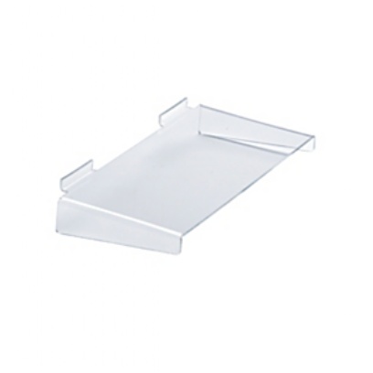 Acrylic Slatwall Shelve with support - 300X200mm