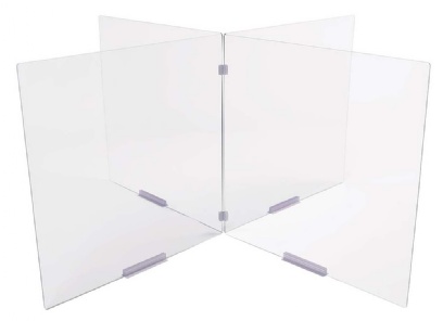 Modular Tabletop Barrier, 2-Panel