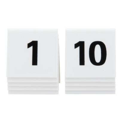 TABLE BOARDS  - TABLE NUMBERS 1-10