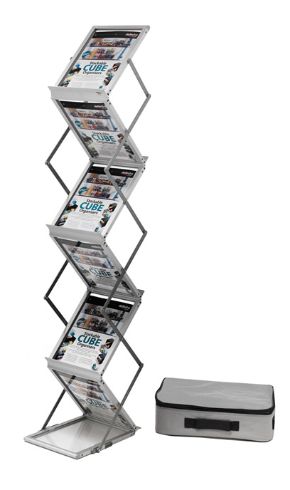 A4 Portrait Folding Floor Stand