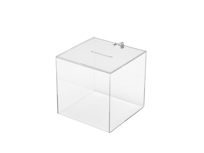 Large Acrylic Suggestion Box - with lock