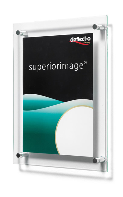 Superior Image Bevelled Edge Wall Sign Holder