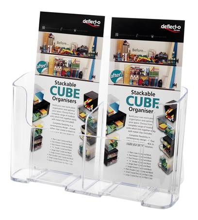 Low Back Single Tier Literature Holder