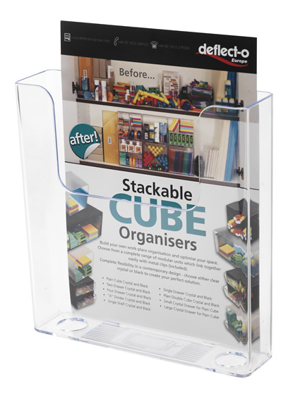 Flat Back Literature Holder