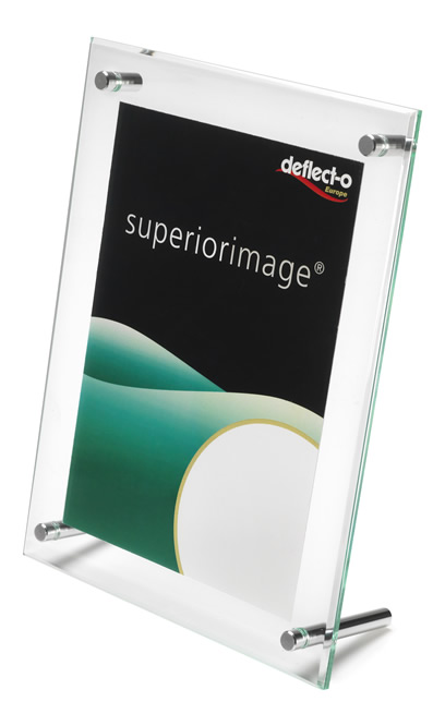Bevelled Edge Slanted Sign Holder
