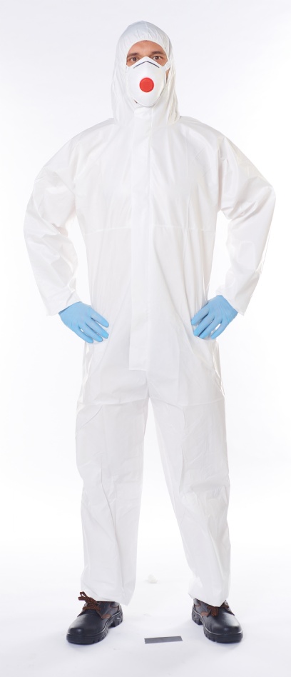 Type 5/6 Nonwoven Microporous Film Laminated Coverall