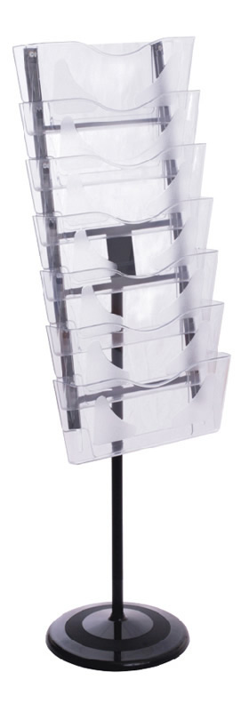 A4 Landscape Literature Floor Stand