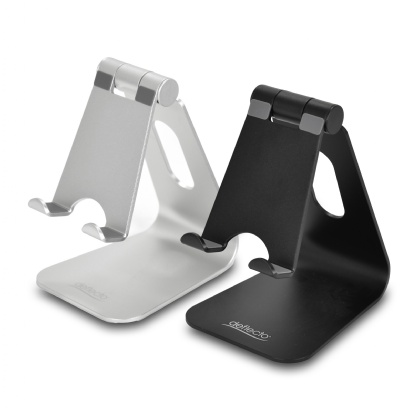 Single Hinged Tilting Aluminium Tablet/Mobile Phone Stand