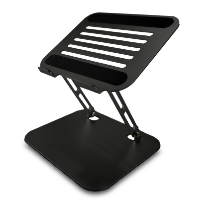 Folding Adjustable Height Aluminium Laptop Stand with Horizontal Vented Platform
