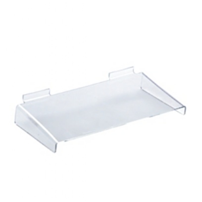 Acrylic Slatwall Shelve with support – 300x300mm
