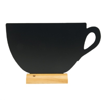 TABLE CHALKBOARDS - CUP SILHOUETTE