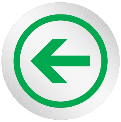 StandSafe Personal Spacing Disks - Green Arrow