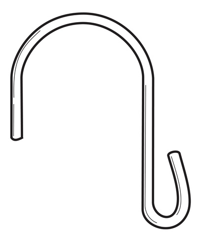 Large Loop 'S' Hook
