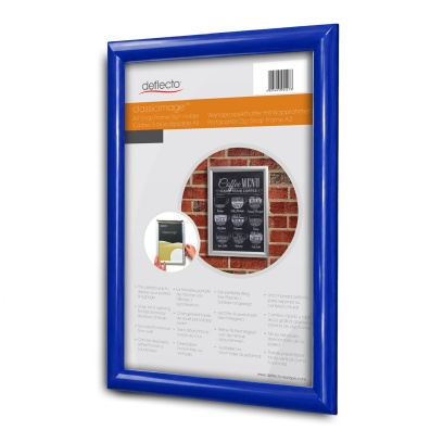 Snap Frame Sign Holder - Blue