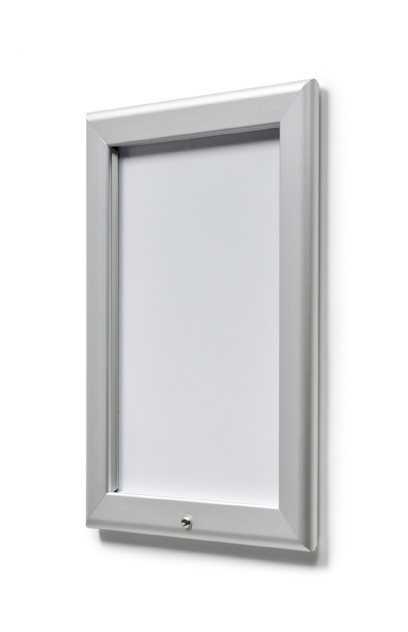 A4 LOCKABLE SNAP FRAME SILVER