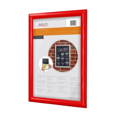 Snap Frame Sign Holder - Red