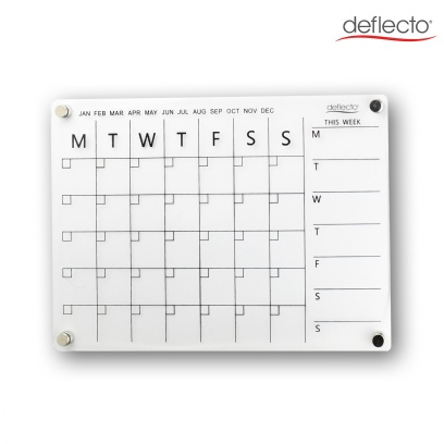 Magnetically Mounted Acrylic Wall Planners